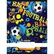 Nebulo: Sešit sešitý, hladký, vzor fotbalového míče, 80-32, formát A4