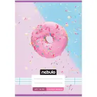 Nebulo: Sešit sešitý pro 1. třídu s motivem koblihy, linkovaný, 14-32, formát A5