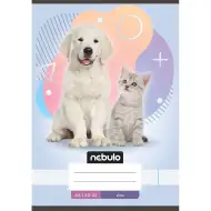 Nebulo: Sešit sponkovaný hladký A5 20-32 Zvířata - Domácí mazlíčci