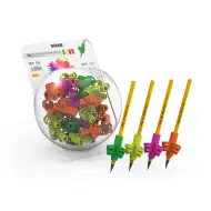 Nebulo: Silikonový neonový úchyt na tužky v různých barvách 1 ks