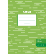 Nebulo: sešit sešívaný, bez linek, 20–32 listů, formát A5