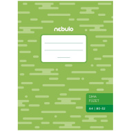 Nebulo: šitý čistý sešit A4 80-32