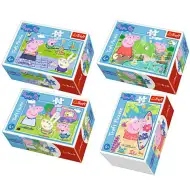 Nejkrásnější dny Peppy Pig 54dílné mini puzzle 4 druhy - Trefl