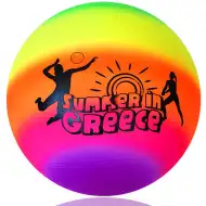 Neonový gumový volejbal 22 cm