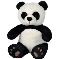 Nicotoy: Sedící plyšová panda 33 cm - Simba Toys