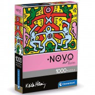 Novo Art: Keith Haring - Obraz bez názvu 1000 kusový puzzle - Clementoni