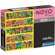 Novo Art: Keith Haring - Yellow Art puzzle 1000 kusů - Clementoni