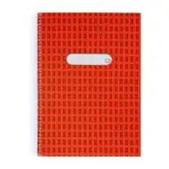 Nový francouzský károvaný spirálový sešit A4, 80 listů