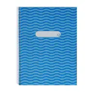 Nový linkovaný spirálový sešit A4, 80 listů