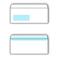 Obálka Spirit: Bílá, s levým okénkem, LA/4, 11x23cm, 1 ks