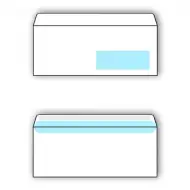 Obálka Spirit: Bílá s pravým okénkem LA/4 11x23cm 1ks