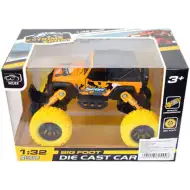 Off-Road žluté terénní vozidlo s tažným zařízením 1/32