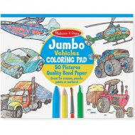 Omalovánky s dopravními prostředky Jumbo - Melissa &amp; Doug