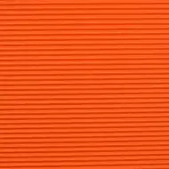 Oranžová 3D dekorace z vlnité lepenky B2 50x70cm 1ks