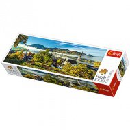 Panoramatické puzzle u jezera Schlier 1000 dílků - Trefl