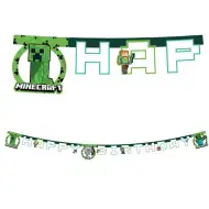 Party banner s motivem Minecraft 200 cm