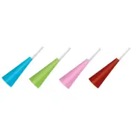 Párty barevné malé trumpety – sada 4 ks