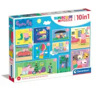Peppa Pig 10v1 puzzle sada - Clementoni
