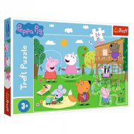 Peppa Pig Zábava na louce 24 dílků Maxi puzzle - Trefl