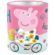 Peppa Pig kovový stojan na tužky 10x11cm