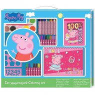 Peppa Pig omalovánky se samolepkami 54x47cm