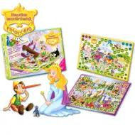 Pinocchio Dvě pohádkové deskové hry - D-Toys