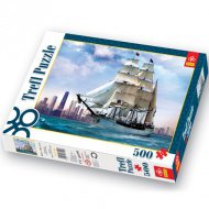 Plachetnice u břehů Chicaga puzzle 500 dílků - Trefl