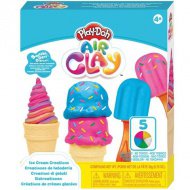 Play-Doh: Air Clay sada na modelování, která schne na vzduchu - výroba zmrzliny