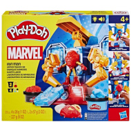 Play-Doh Marvel: Avengers Iron Man laboratoř na výrobu brnění se světlem a zvukem - Hasbro