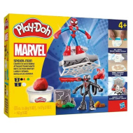 Play-Doh: Marvel Spider-Man Launch &amp; Slice bojová herní sada - Hasbro