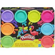 Play-Doh: Neonové barvy, sada 8 kusů modelíny - Hasbro