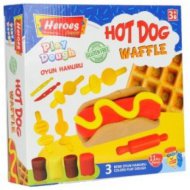 Play-Dough: Hrdinové HotDog a Vafle modelovací sada 11 ks