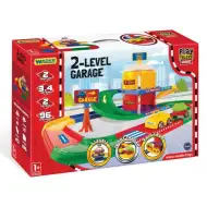 Play Tracks: Dvoupatrová garáž s přívěsem a malým autem - Wader