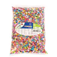 PlayBox: 5mm MIDI žehlicí korálky, 10000 ks, barevný mix, 10 různých barev.