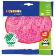 PlayBox: 5mm MIDI žehlicí korálky v růžové barvě, balení 6000 kusů.