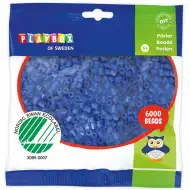 PlayBox: 5mm MIDI žehlitelné korálky v modré barvě, balení 6000 kusů.