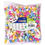 PlayBox: 9mm XL MAXI pastelní zažehlovací korálky, balení 1000 ks