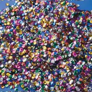 PlayBox: Balení barevných flitrů 6 mm průměr 100g