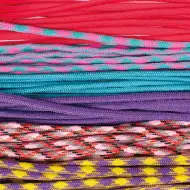 PlayBox: Barevná sada 6 šňůr, 4 mm x 2,6 m