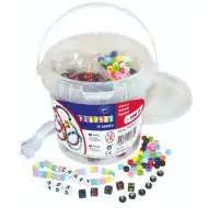 PlayBox: Barevné a písmenkové korálky k vaření, 1000 ks v krabici