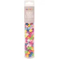 PlayBox: Barevné různorodé tvary navlékací korálky 200 ks