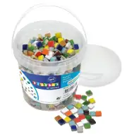 PlayBox: Barevný kreativní mozaikový mix 12x12mm, balení 600 kusů