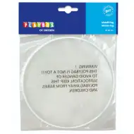 PlayBox: Bílý kovový kroužek 15 cm