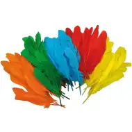 PlayBox: Dekorační barevná krůtí pera 120 ks