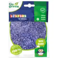 PlayBox: Go Green 5mm MIDI žehlitelné korálky v balení 1000 ks, fialové barvy.