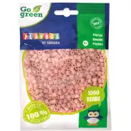 PlayBox: Go Green 5mm MIDI žehlitelné korálky v balení 1000 ks, světle béžové barvy.