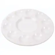 PlayBox: Kulatá paleta na malování o průměru 17 cm.