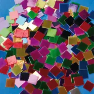 PlayBox: Papírová mozaika v metalických barvách, sada 10000 kusů, 10x10 mm.