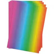 PlayBox: Papíry v duhových barvách, balení po 20 ks