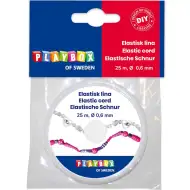 PlayBox: Průhledná pružná šňůra 0,6 mm 25 m